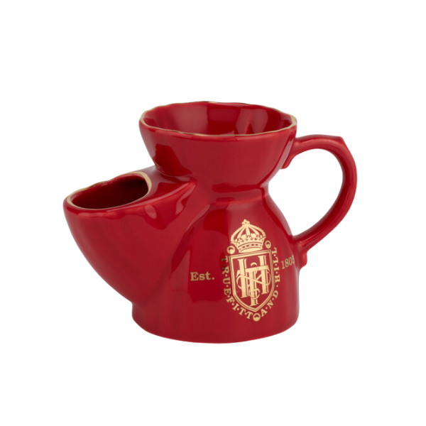 Red Shaving Mug